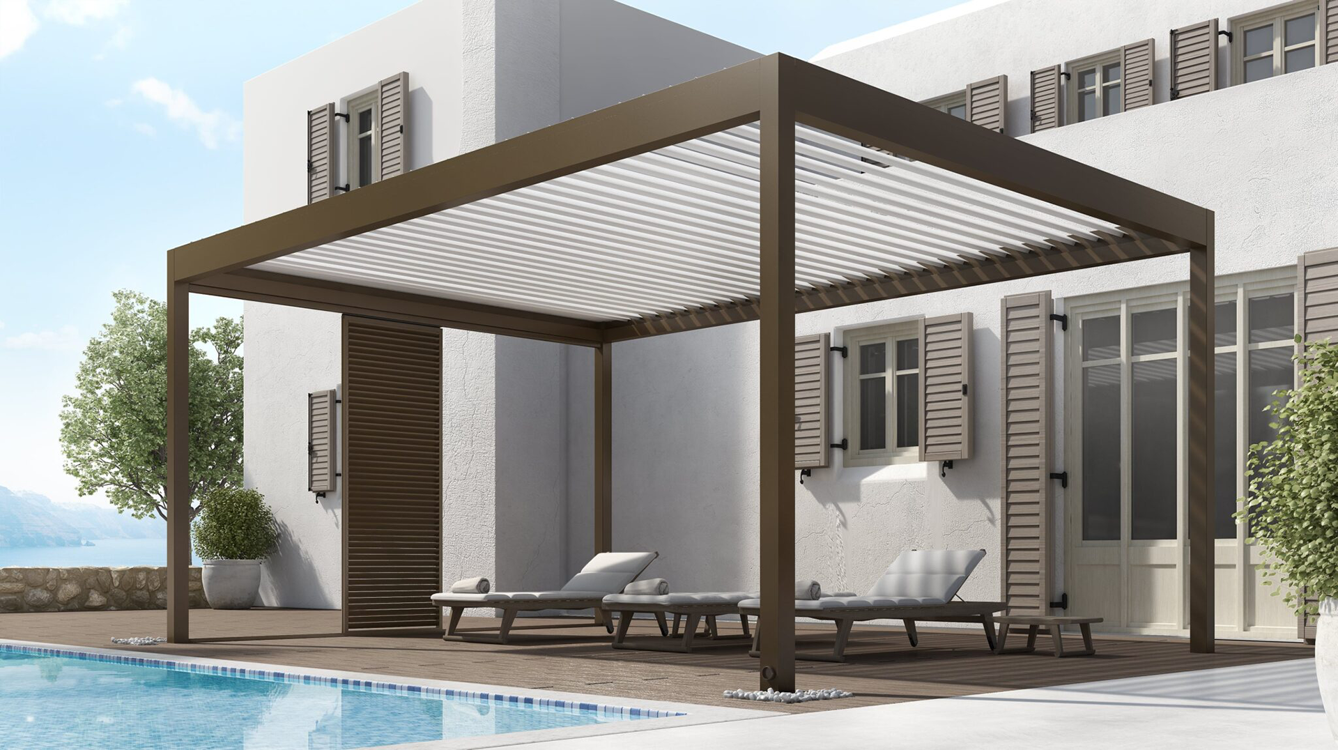 mantzaris-pg120p-mykonos-pergola-terrace-with-sunbeds-01 Βιοκλιματικές Πέργκολες